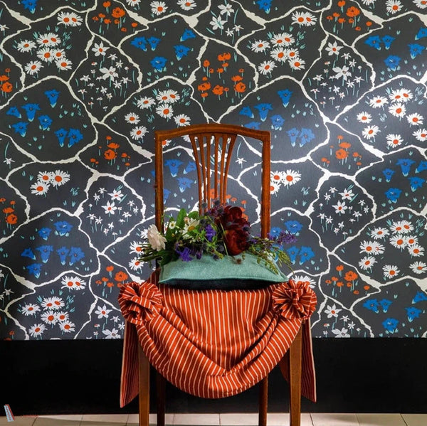 Champ Fleuri behang-Pierre Frey-Selected-Wallpapers-Interiors