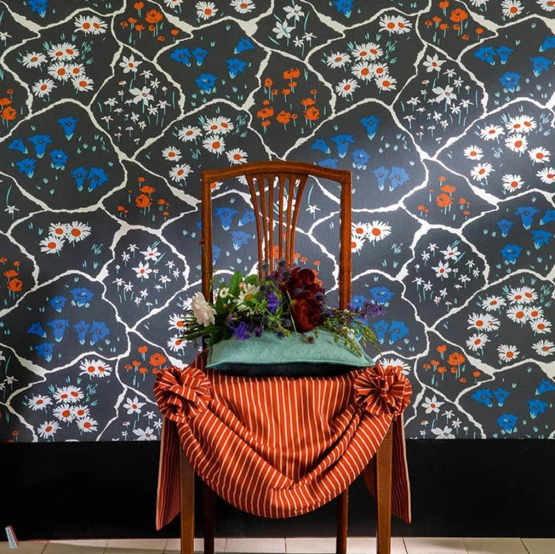 Champ Fleuri Papier Peint-Pierre Frey-Selected-Wallpapers-Interiors