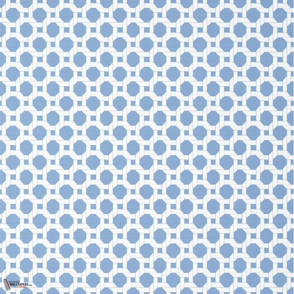 Charter behang-Thibaut-Blue-Rol-Selected Wallpapers-Interiors