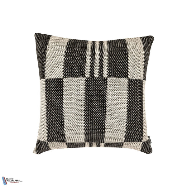 Checkerboard Knit Kussen-Kirkby Design-Kissen-Cushion-Monochrome-60 x 60 cm-Selected Interiors