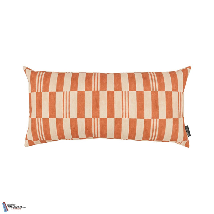 Checkerboard Kussen-Kirkby Design-Kissen-Cushion-Terracotta-60 x 30 cm-Selected Interiors