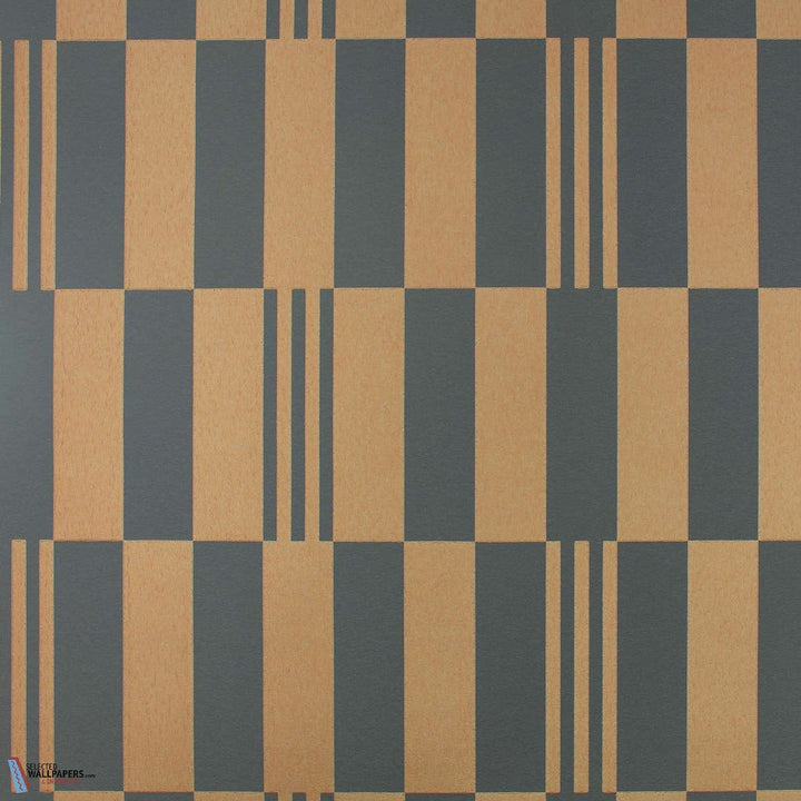 Checkerboard Metallic Wallcovering-Kirkby Design-behang-Tapete-wallpaper-Panther-Rol-Selected Wallpapers