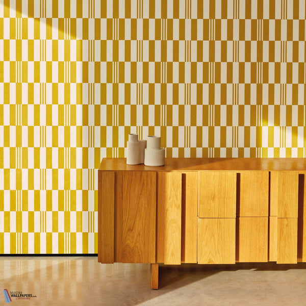 Checkerboard Wallcovering-Kirkby Design-wallpaper-Selected Wallpapers