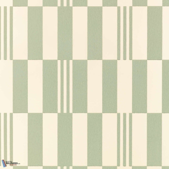 Checkerboard Wallcovering-Kirkby Design-behang-Tapete-wallpaper-Pistachio-Rol-Selected Wallpapers