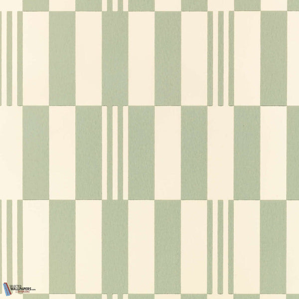 Checkerboard Wallcovering-Kirkby Design-wallpaper-Pistachio-Roll-Selected Wallpapers