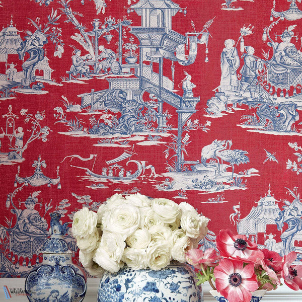 Cheng Toile-Thibaut-Selected-Wallpapers-Interiors