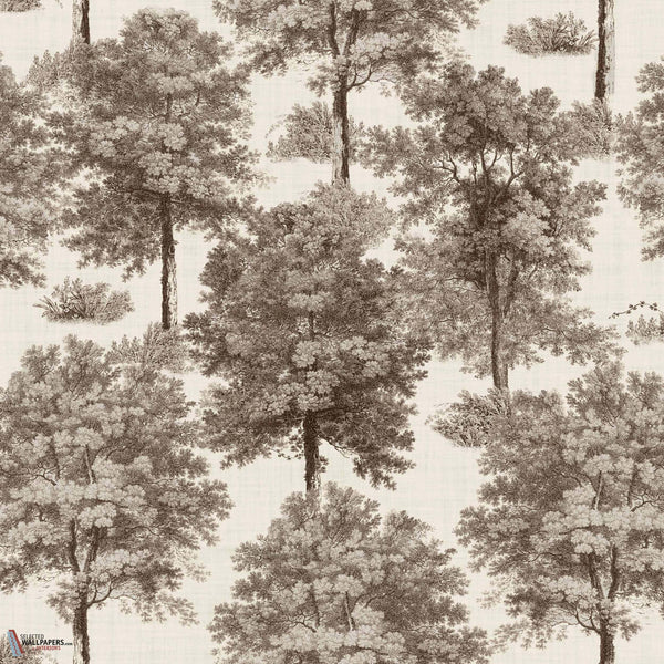 Chestnut Tree behang-Coordonne-Clay-Non Woven-Rol-Selected Wallpapers-Interiors