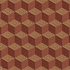 Chiara wallpaper-Sandberg-Terracotta-Mattic-M2-Selected Wallpapers-Interiors