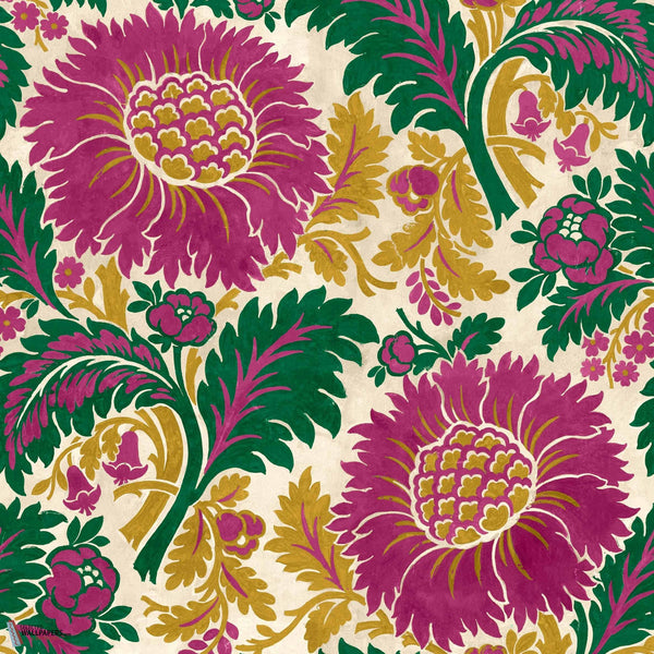 Chinese Damask Tapete-Coordonné-Emerald-Non Woven-Rolle-Selected Wallpapers-Interiors