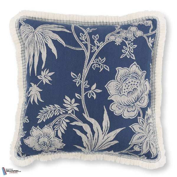 Chiya Jacquard Kussen-Kussen-Romo-Indigo-50 x 50 cm-Selected Interiors