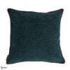 Chroma kussen-Casamance-Bleu Sarcelle-45 x 45 cm-Selected Wallpapers-Interiors