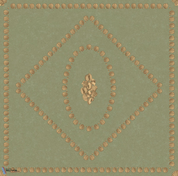 Conchiglie-behang-Cole & Son-Antique Gold on Ivy-Rol-123/5026-Selected Wallpapers