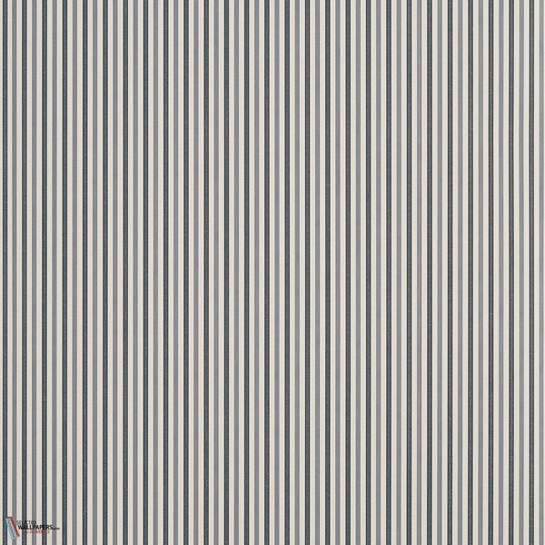Conner Stripe behang-Thibaut-Charcoal-Rol-Selected-Wallpapers-Interiors