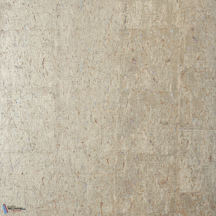 Cork behang-Thibaut-wallpaper-behang-Tapete-wallpaper-Metallic Pewter-Rol-Selected Wallpapers