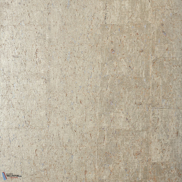 Cork wallpaper-Thibaut-wallpaper-Metallic Pewter-Roll-Selected Wallpapers