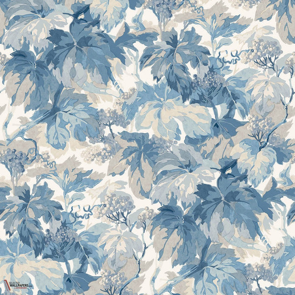 Country Walk behang-Mulberry-Blue-Rol-Selected-Wallpapers-Interiors