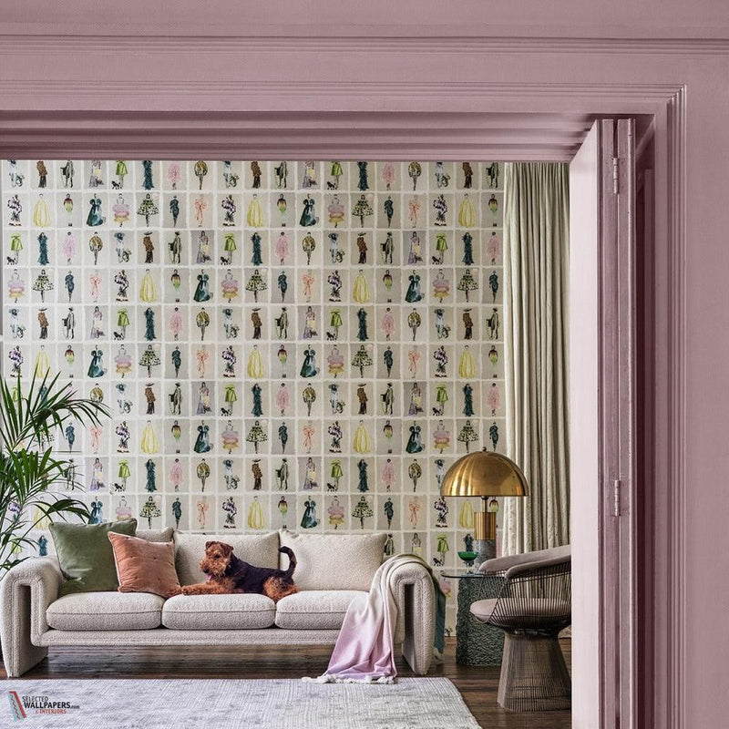 Couture Carousel behang van Cole & Son