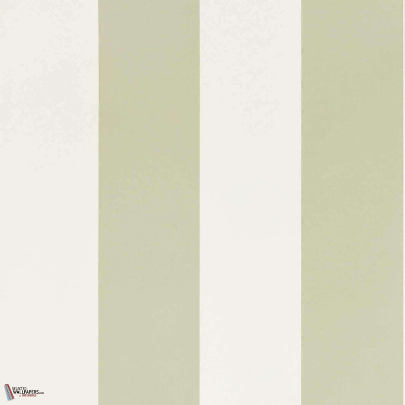 Sherwood stripe papier peint en Willow de Sanderson