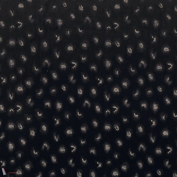Daim fabric-Casamance-Noir-Meter (M1)-Selected-Wallpapers-Interiors