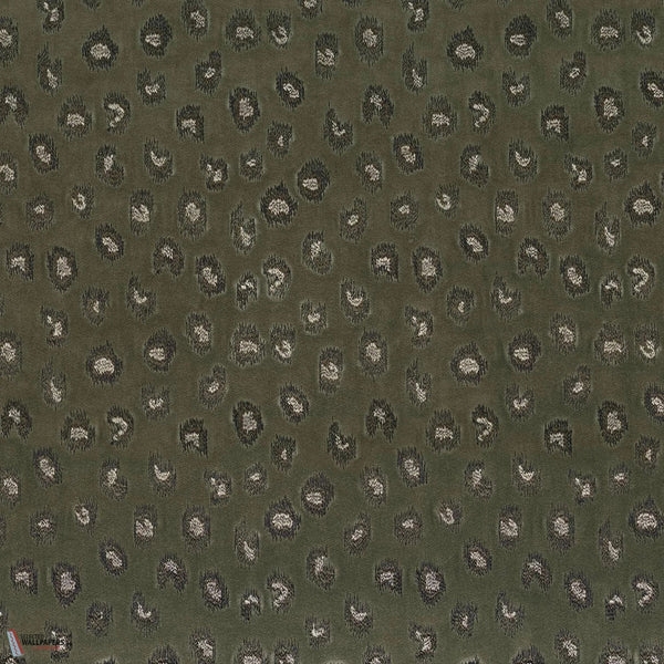Daim fabric-Casamance-Kaki-Meter (M1)-Selected-Wallpapers-Interiors