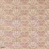 Daisy & Oak Warp Print Stoff-Morris & Co.-Chestnut/Primrose-Meter (M1)-Selected Wallpapers-Interiors