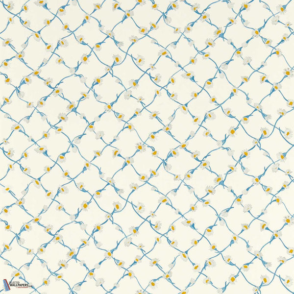 Daisy Trellis-Behang-Harlequin-Lapis/Pearl-Rol-113044-Selected Wallpapers