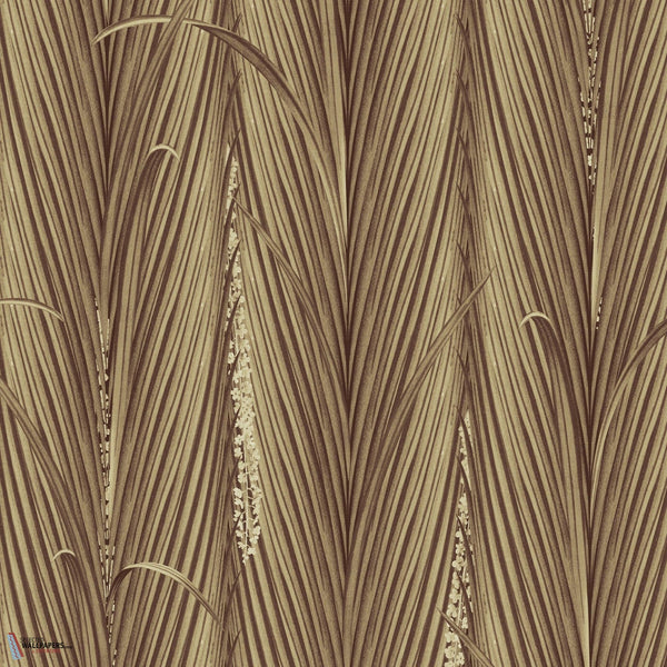Danube Foliage wallpaper-Mind the Gap-Sepia-Roll-Selected-Wallpapers-Interiors
