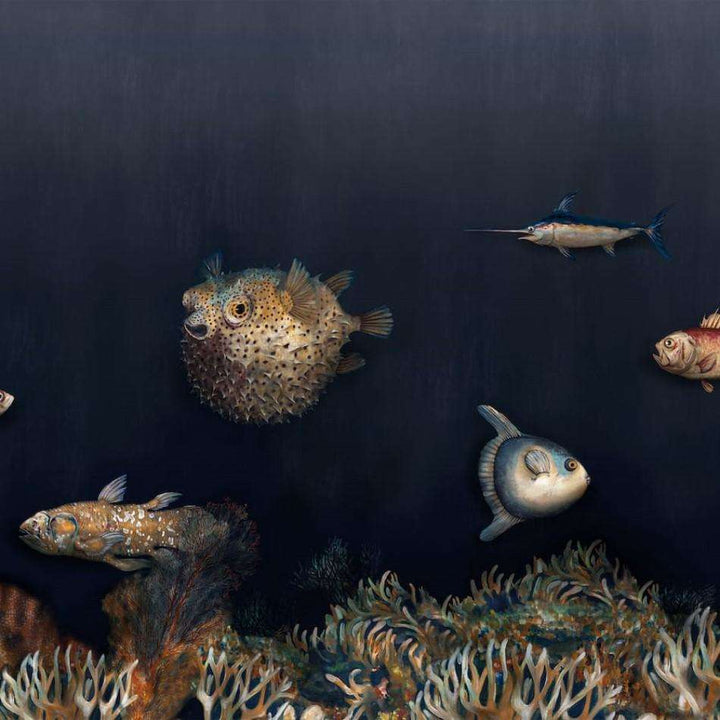 Deep Ocean-Behang-Tapete-Coordonne-Mediterranean-Non Woven-9500501-Selected Wallpapers