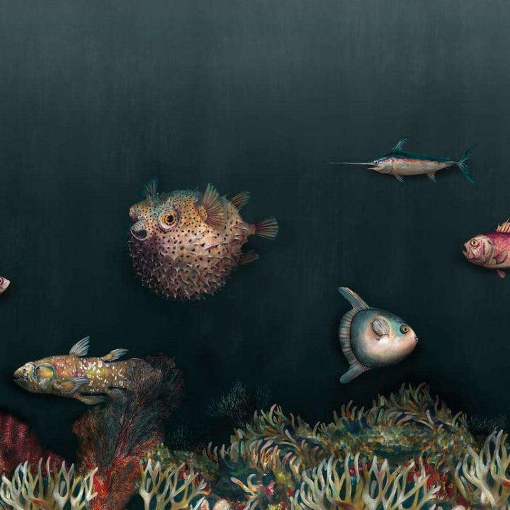 Deep Ocean-Behang-Tapete-Coordonne-Atlantic-Non Woven-9500502-Selected Wallpapers