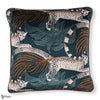 Delilah Velvet Kussen-Kussen-Romo-Tuscan Teal-50 x 50 cm-Selected Interiors