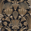 Denderah-Tapete-Casamance-Noir/Mordoré-Rolle-76130610-Selected Wallpapers