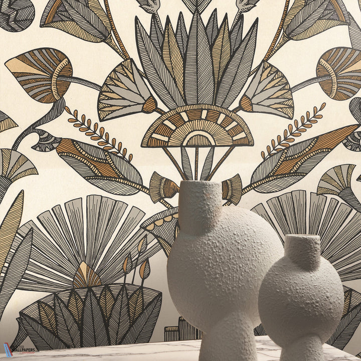 Denderah-behang-Tapete-Casamance-Selected Wallpapers