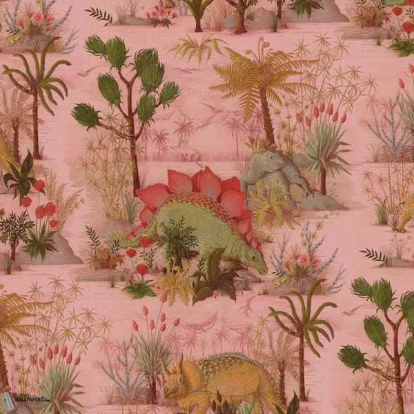 Dinosauria behang-House of Hackney-Plaster-200 cm-Selected-Wallpapers-Interiors
