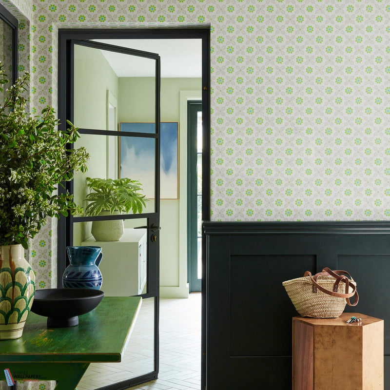 Ditsy Block wallpaper by Little Greene