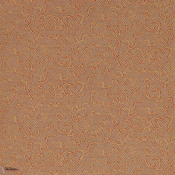 Domino Paper wallpaper-Zoffany-Russet-Roll-Selected Wallpapers-Interiors
