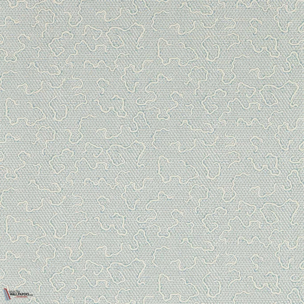 Domino Paper wallpaper-Zoffany-Stockholm blue-Roll-Selected Wallpapers-Interiors