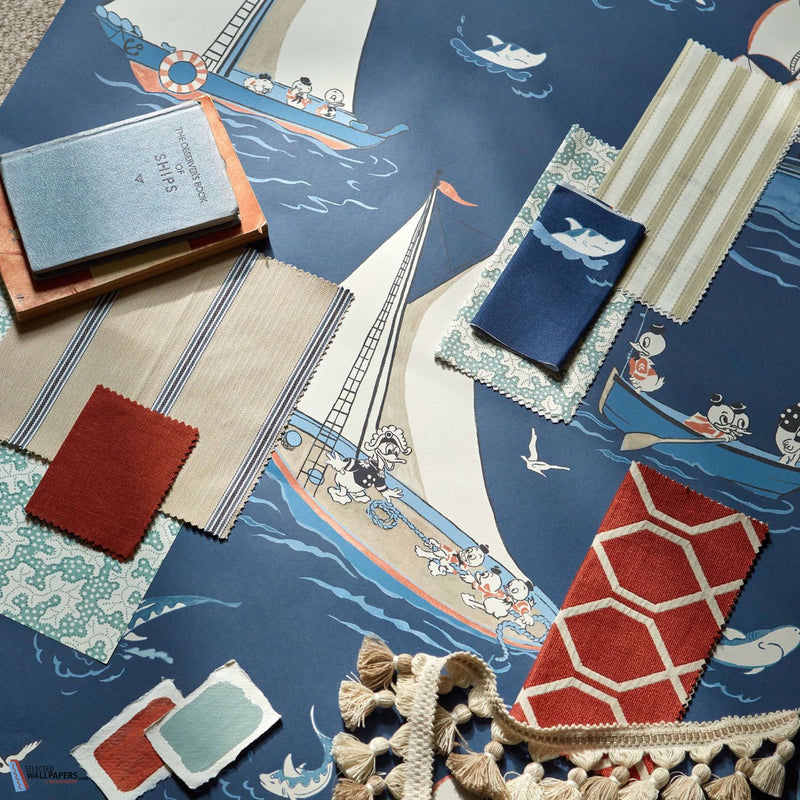 Donald Nautical papier peint de Sanderson