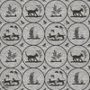 Dooley wallpaper-Thibaut-Black-Roll-Selected Wallpapers-Interiors
