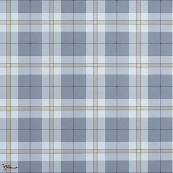 Douglas Plaid behang-Thibaut-Slate-Rol-Selected-Wallpapers-Interiors