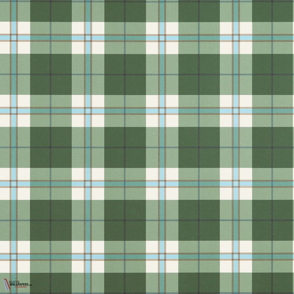 Douglas Plaid behang-Thibaut-Green-Rol-Selected-Wallpapers-Interiors