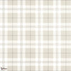 Douglas Plaid behang-Thibaut-Light Beige-Rol-Selected-Wallpapers-Interiors