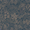 Doum-Tapete-Casamance-Marine/Doré-Rolle-76151630-Selected Wallpapers