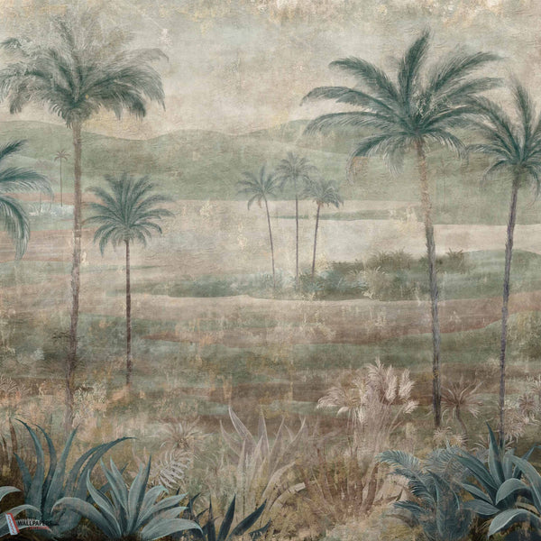 Draa Palms wallpaper-Coordonne-Selected-Wallpapers-Interiors