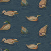 Duck Pond behang-Mulberry-Indigo-Rol-Selected-Wallpapers-Interiors