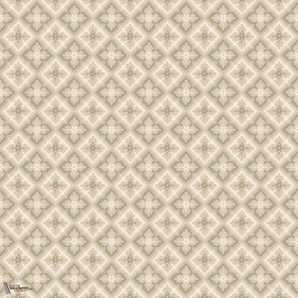 Edvin wallpaper-Sandberg-Green-Roll-Selected Wallpapers-Interiors