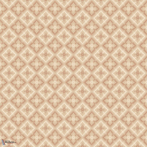 Edvin wallpaper-Sandberg-Terracotta-Roll-Selected Wallpapers-Interiors