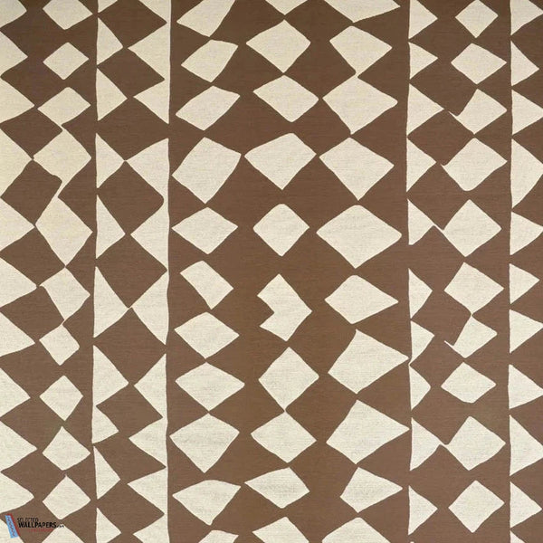 Efutu-Pierre Frey-behang-Cacao-Meter (M1)-Selected Wallpapers