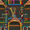 El Circo-Mind the Gap-wallpaper-Dark-300 cm (standaard)-Selected-Wallpapers-Interiors