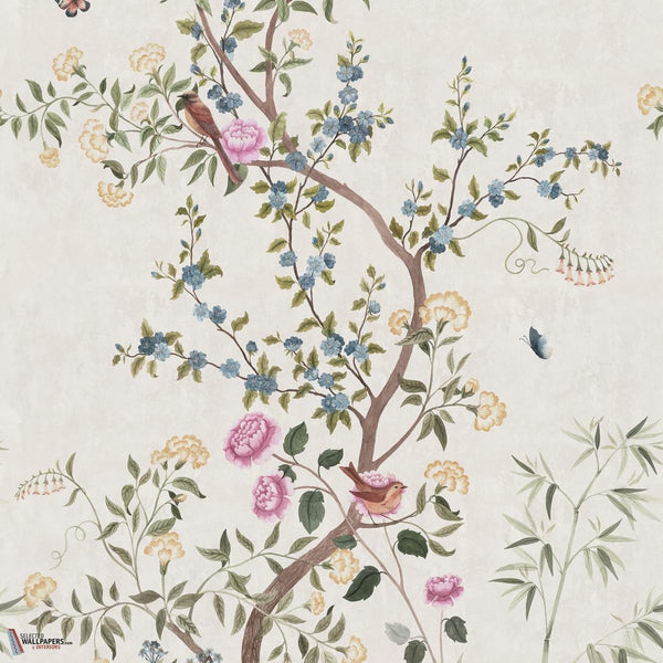 Eleonora behang-Sandberg-Green-Mattic-M2-Selected Wallpapers-Interiors