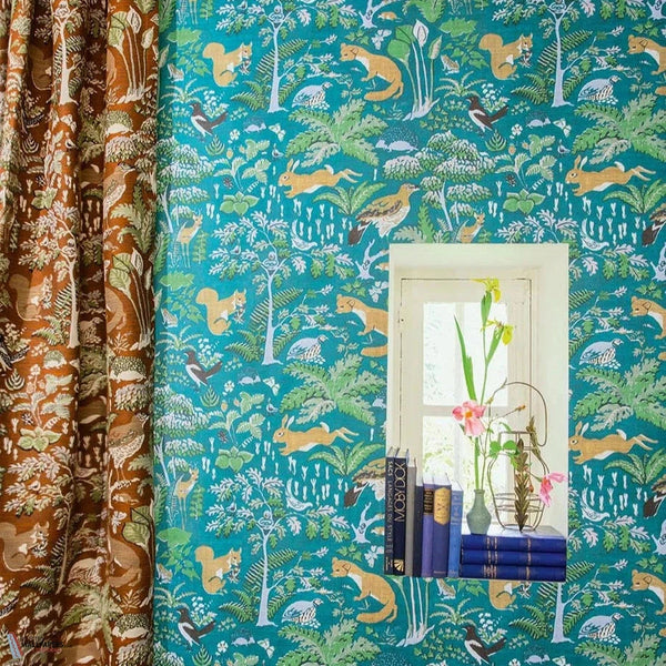 En Foret behang-Pierre Frey-Selected-Wallpapers-Interiors